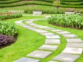 Landscaping in the garden